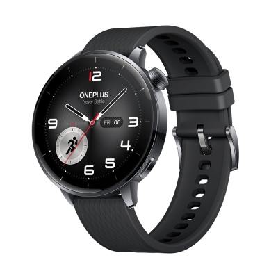 OnePlus Watch 3 (43mm)  |  Smart watch  |  GPS (satellite)  |  AMOLED  |  1.32"  |  Black Steel