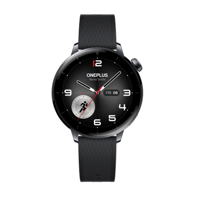 OnePlus Watch 3 (43mm)  |  Smart watch  |  GPS (satellite)  |  AMOLED  |  1.32"  |  Black Steel