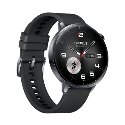 OnePlus Watch 3 (43mm)  |  Smart watch  |  GPS (satellite)  |  AMOLED  |  1.32"  |  Black Steel