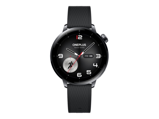 OnePlus Watch 3 (43mm)  |  Smart watch  |  GPS (satellite)  |  AMOLED  |  1.32"  |  Black Steel