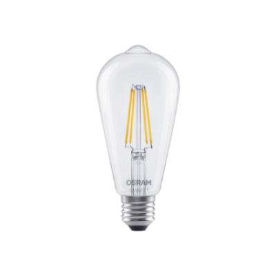Osram SMART+ MATTER regulējams klasiskās Edison 60 827 E27  |  E27  |  6 W  |  Silti balta  |  Wi-Fi