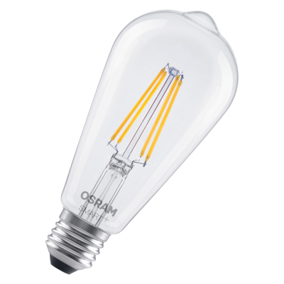 Osram SMART+ MATTER regulējams klasiskās Edison 60 827 E27  |  E27  |  6 W  |  Silti balta  |  Wi-Fi