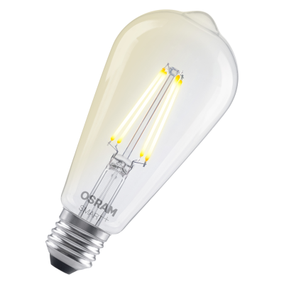 Osram SMART+ MATTER regulējams klasiskās Edison 60 827 E27  |  E27  |  6 W  |  Silti balta  |  Wi-Fi