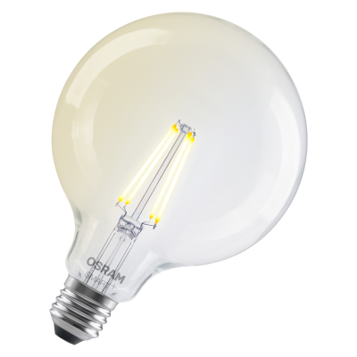 Osram SMART+ MATTER Filament Dimmable Classic Globe 827  |  E27  |  6 W  |  Warm White  |  Wi-Fi