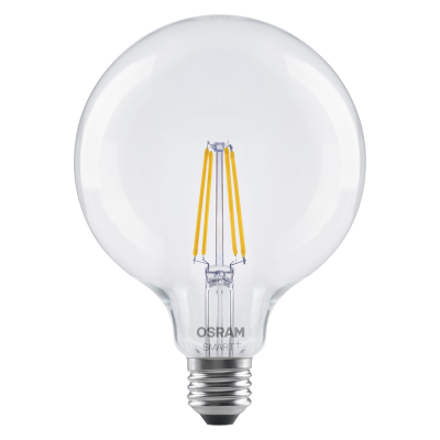 Osram SMART+ MATTER Filament Dimmable Classic Globe 827  |  E27  |  6 W  |  Warm White  |  Wi-Fi