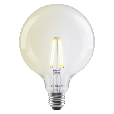 Osram SMART+ MATTER Filament Dimmable Classic Globe 827  |  E27  |  6 W  |  Warm White  |  Wi-Fi