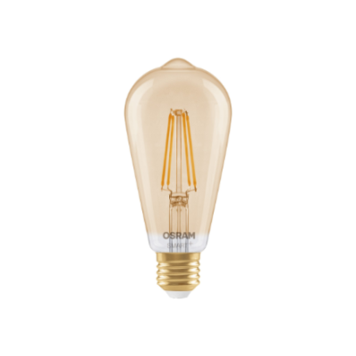 Osram SMART+ MATTER Filament Dimmable Classic Edison 53 824 Gold  |  E27  |  6 W  |  Warm White  |  Wi-Fi