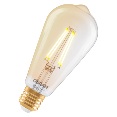 Osram SMART+ MATTER Filament Dimmable Classic Edison 53 824 Gold  |  E27  |  6 W  |  Warm White  |  Wi-Fi