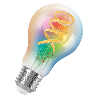 Osram SMART+ MATTER Filament Multicolor Classic A40  |  E27  |  4.8 W  |  RGBW  |  Wi-Fi