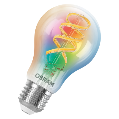 Osram SMART+ MATTER Filament Multicolor Classic A40  |  E27  |  4.8 W  |  RGBW  |  Wi-Fi