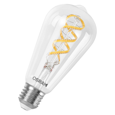 Osram SMART+ MATTER Filament Multicolor Classic Edison 40  |  E27  |  4.8 W  |  RGBW  |  Wi-Fi