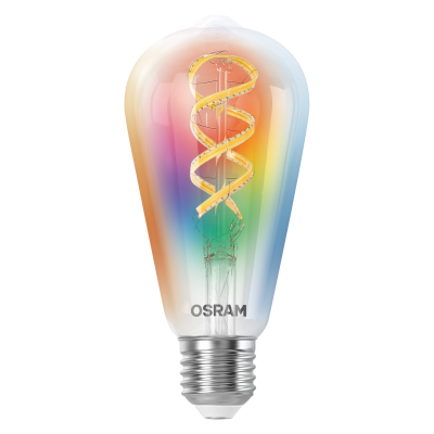 Osram SMART+ MATTER Filament Multicolor Classic Edison 40  |  E27  |  4.8 W  |  RGBW  |  Wi-Fi