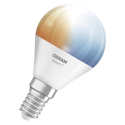 Osram SMART+ MATTER Tunable White Classic P40  |  E14  |  4.9 W  |  Tunable White  |  Wi-Fi