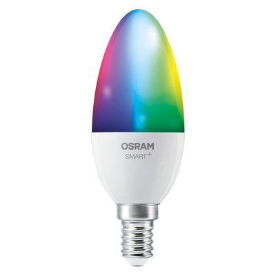 Osram SMART+ MATTER Многоцветный Классический B40  |  E14  |  4.9 W  |  RGBW  |  Wi-Fi