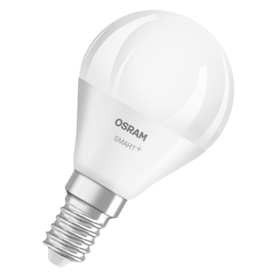 Osram SMART+ MATTER Многоцветная классическая P40  |  E14  |  4.9 Вт  |  RGBW  |  Wi-Fi