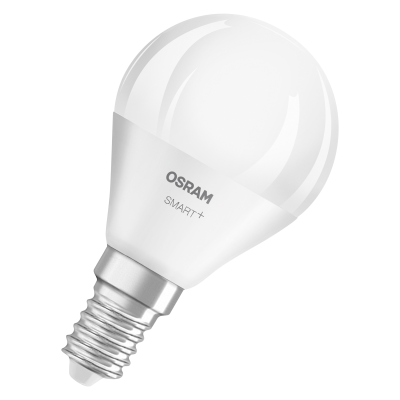 Osram SMART+ MATTER Многоцветная классическая P40  |  E14  |  4.9 Вт  |  RGBW  |  Wi-Fi