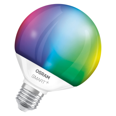 Osram SMART+ MATTER Многоцветная классическая глобус 95 100  |  E27  |  14 Вт  |  RGBW  |  Wi-Fi