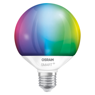 Osram SMART+ MATTER Многоцветная классическая глобус 95 100  |  E27  |  14 Вт  |  RGBW  |  Wi-Fi
