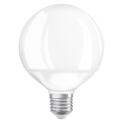 Osram SMART+ MATTER Globe 95 100 827 865 TW  |  E27  |  14 W  |  Regulējams baltais  |  Wi-Fi