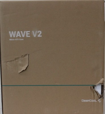 SALE OUT. Deepcool Wave V2 Micro ATX PC case  |  Deepcool  |  Wave V2  |  Black  |  Micro ATX  |  DAMAGED PACKAGING  |  Power supply included No