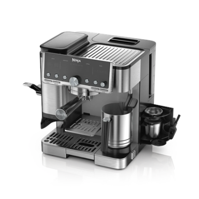 NINJA  |  Coffee Maker  |  ES701EU Luxe Café Pro  |  Pump pressure 9 bar  |  Built-in milk frother  |  Ground  |  1650 W  |  Black / Stainless Steel