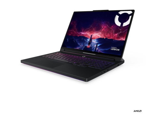Lenovo Legion Pro 7 16AFR10H AMD  |  Eclipse Black  |  16 "  |  OLED  |  WQXGA  |  2560 x 1600 pixels  |  Glossy  |  AMD Ryzen 9  |  9955HX3D  |  64 (2x32GB) GB  |  SODIMM DDR5  |  Solid-state drive capacity 2000 GB  |  NVIDIA GeForce RTX 5080  |  GDDR7  