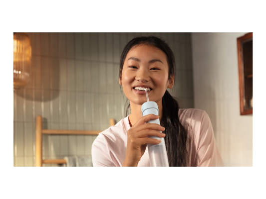 Philips Oral Irrigator  |  HX3333 / 24 Compact Flosser 1000  |  200 ml  |  Number of heads 1  |  Blue