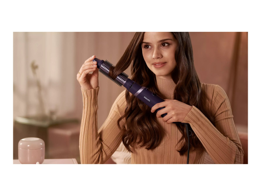 Philips karstā gaisa stils  |  BHA305 / 00 7000 sērija  |  Jonu kondicionēšana  |  Siltuma līmeņu skaits 3  |  800 W  |  Violetais