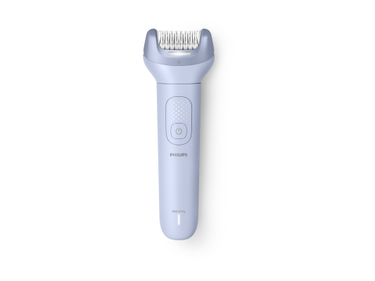 Philips Epilator  |  BRE711 / 00 Sērija 8000  |  Darbības laiks (maks.) 60 min  |  Jaudas līmeņu skaits 2  |  Mitrs un sauss  |  Zils