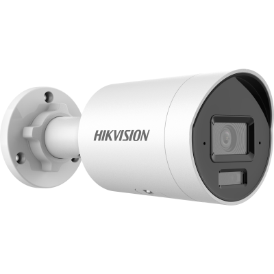 Hikvision Acusense Smart Hybrid Light Fixed Network Camera  |  DS-2CD2043G2-LI2U  |  Пуля  |  4 МП  |  2.8-6мм / F1.6  |  Питание по Ethernet (PoE)  |  IP67  |  H.265, H.264, H.264+, H.265+  |  карта microSD / microSDHC / microSDXC, до 512 ГБ