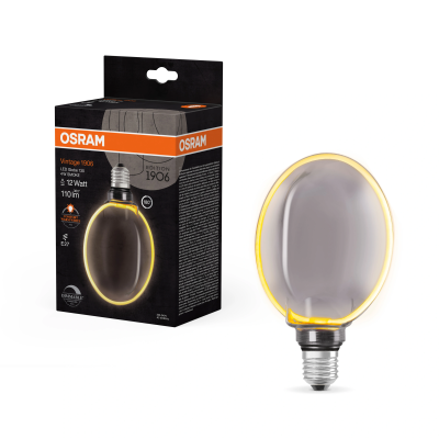 LED Dimmable bulb E27, 4W, 110Lm, 1800K, 330°, Vintage 1906 Globe