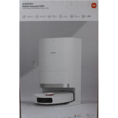 РАСПРОДАЖА.  |  Xiaomi Robot Vacuum (EU)  |  X20+  |  Wet&Dry  |  5200 mAh  |  Dust capacity 4 L  |  6000 Pa  |  White  |  DAMAGED PACKAGING