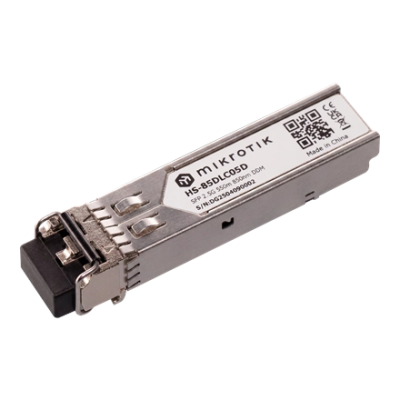 MikroTik SFP module 1.25G / 2.5G MM 550m 850nm, Dual LC-connector  |  MikroTik