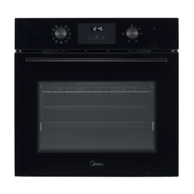 Midea MBO65M80M1-BK Oven, Built-in, Electric, Width 59.5 cm, Touch Display, Black