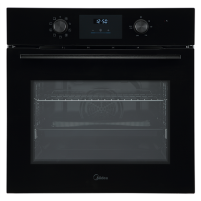 Midea MBO65M80D2-BK Oven, Built-in, Electric, Width 59.5 cm, Touch Display, Black