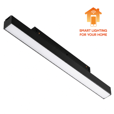 Smart LED Magnetic linear rail light 20W, 3CCT, 600 mm, 48V