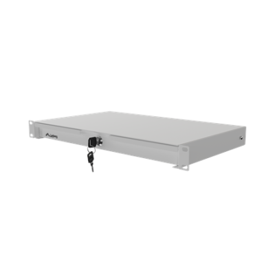 Lanberg 19" Drawer 1U / 483x270 mm max load capacity up to 30 kg assembly, Grey  |  Lanberg