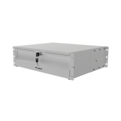 Lanberg 19" Drawer 3U / 483x360 mm max load capacity up to 90 kg 4 point assembly, Grey  |  Lanberg