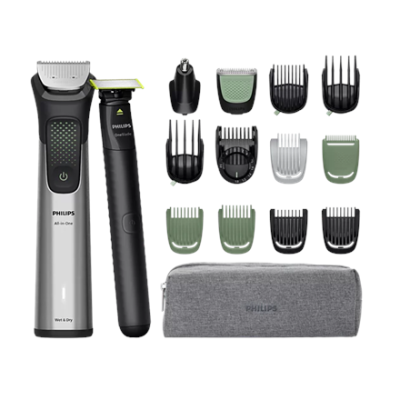 Philips MG9535 / 15 универсальный триммер 9000 Series  |  17-в-1  |  120 мин  |  Для сухого и влажного использования