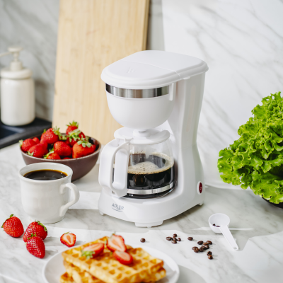 Adler Coffee Maker  |  AD 4381w  |  Drip  |  600 W  |  White