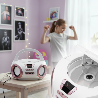 Adler  |  CD-MP3 Бумбокс  |  AD 1181  |  Динамики  |  USB-подключение  |  FM