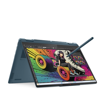 Lenovo Yoga 7 2-в-1 14AKP10 14 WUXGA Touch AMD AI R5 340 / 16GB / 512GB / AMD Radeon 840M Graphics / WIN11 Home / ENG подсветка клавиатуры / Tidal Teal / 2 года гарантии
