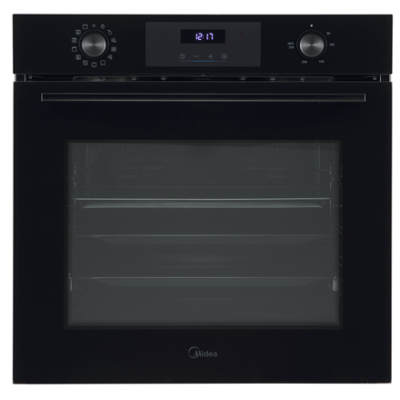 Midea MBO7NM30D0-BK Oven, Built-in, Electric, Width 60 cm, Touch Display, Black