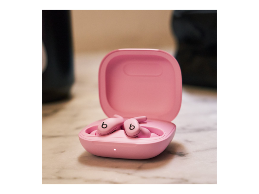 Beats Powerbeats Fit - Беспроводные наушники с шумоподавлением для тренировок с максимальной надежной посадкой - Ярко-розовый  |  Beats