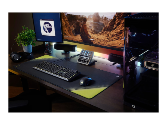 CORSAIR SKIFF 100 Провода RGB Мембранная Игровая Клавиатура, 10-Зонная RGB LED