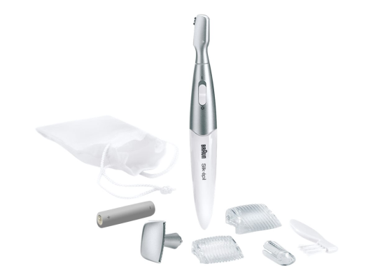 Braun Precision hair remover  |  Silk-épil FG1100  |  Cordless  |  Number of length steps 2  |  White
