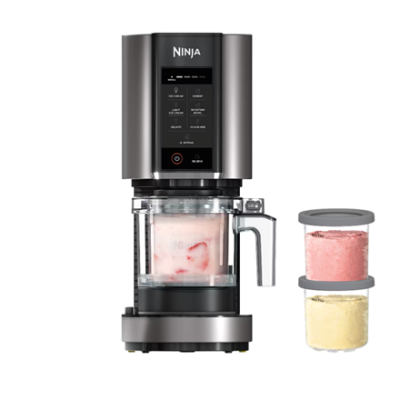 NINJA saldējuma pagatavotājs  |  NC302EU CREAMi 7-in-1  |  Jauda 800 W  |  Ietilpība 0.493 L  |  Melns / Sudrabs