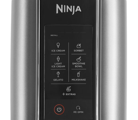 NINJA saldējuma pagatavotājs  |  NC302EU CREAMi 7-in-1  |  Jauda 800 W  |  Ietilpība 0.493 L  |  Melns / Sudrabs