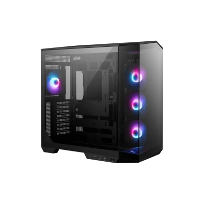 MSI MAG PANO 100R PZ PC Case  |  Mid Tower  |  ATX  |  270° Tempered Glass  |  4× ARGB Fans  |  Black