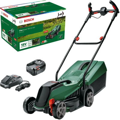 Bosch  |  CityMower 18V-32-300  |  Беспроводная газонокосилка